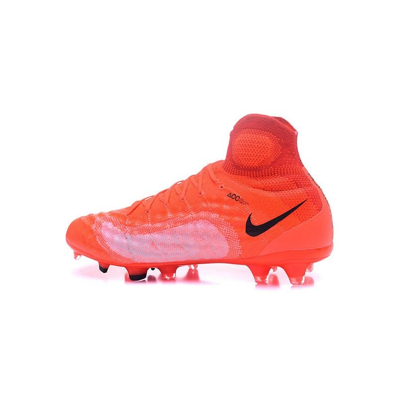 Nouvelles - Chaussures Foot Nike Magista Obra II FG Orange Noir