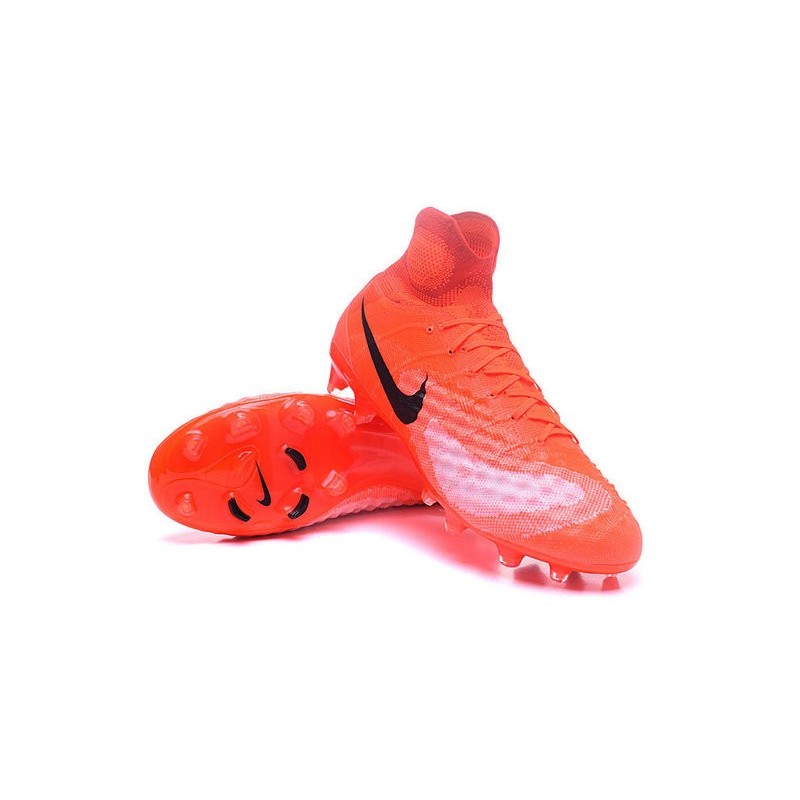 Nouvelles - Chaussures Foot Nike Magista Obra II FG Orange Noir