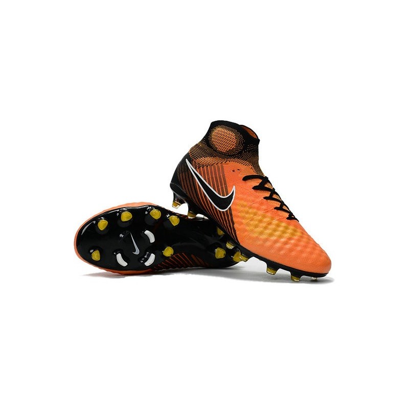 Nouvelles - Chaussures Foot Nike Magista Obra II FG Orange Noir