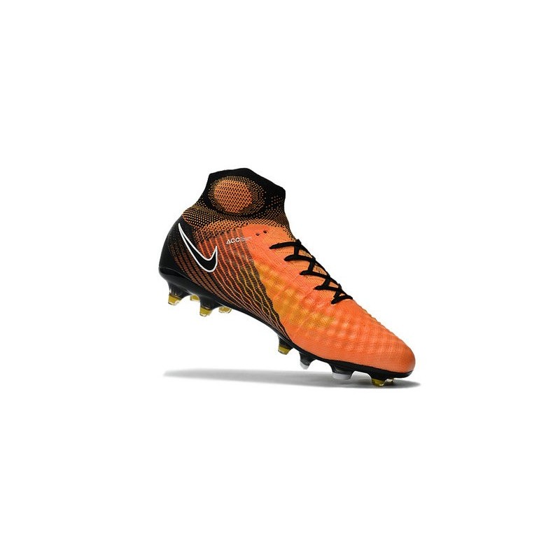 Nouvelles - Chaussures Foot Nike Magista Obra II FG Orange Noir