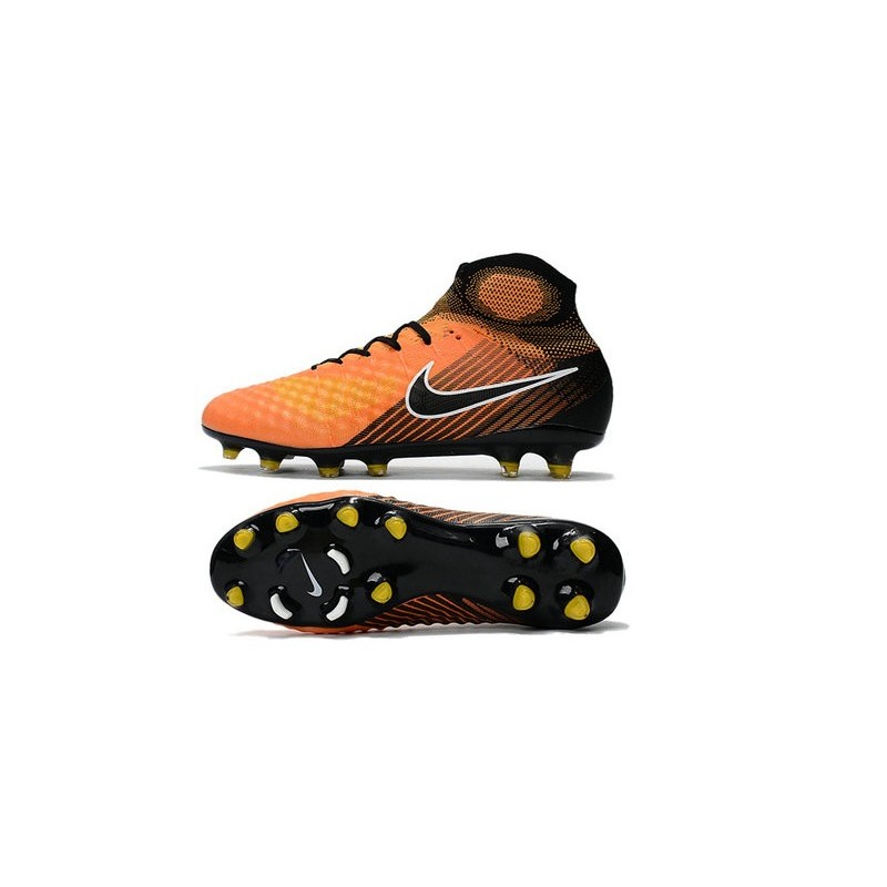 Nouvelles - Chaussures Foot Nike Magista Obra II FG Orange Noir