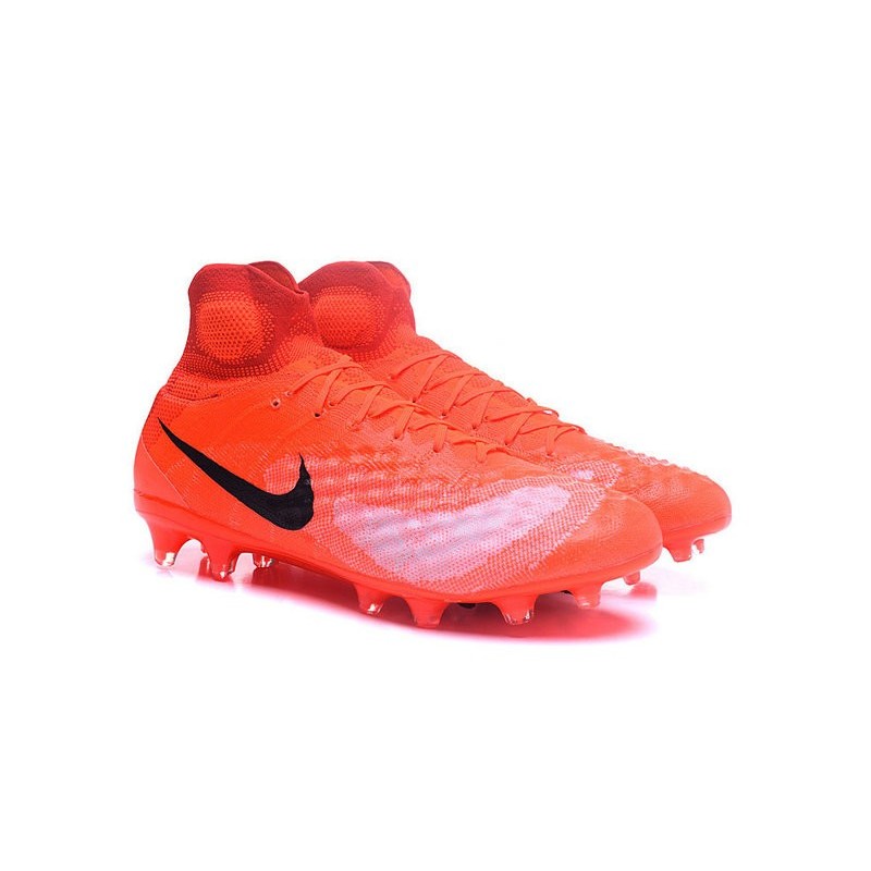 Nouvelles - Chaussures Foot Nike Magista Obra II FG Orange Noir