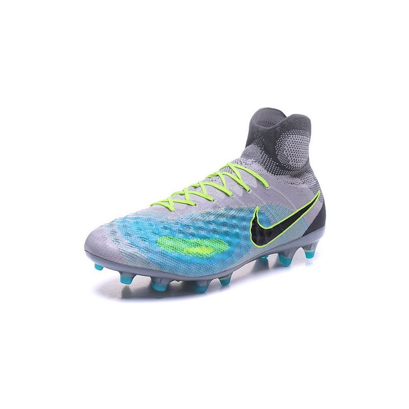 Nouvelles - Chaussures Foot Nike Magista Obra II FG Platine Noir Vert