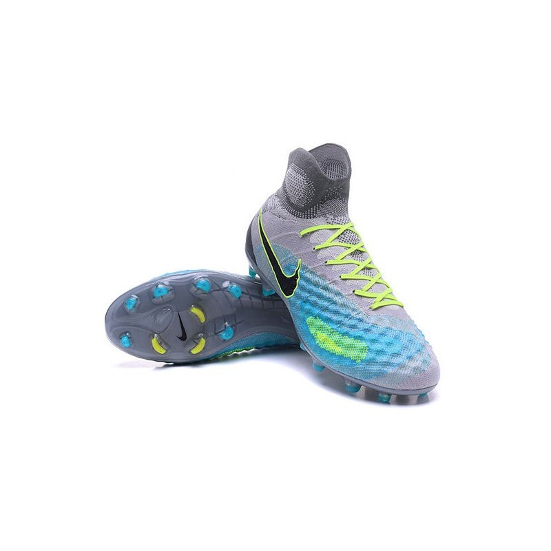Nouvelles - Chaussures Foot Nike Magista Obra II FG Platine Noir Vert
