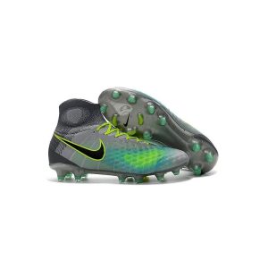 Nouvelles - Chaussures Foot Nike Magista Obra II FG Platine Noir Vert