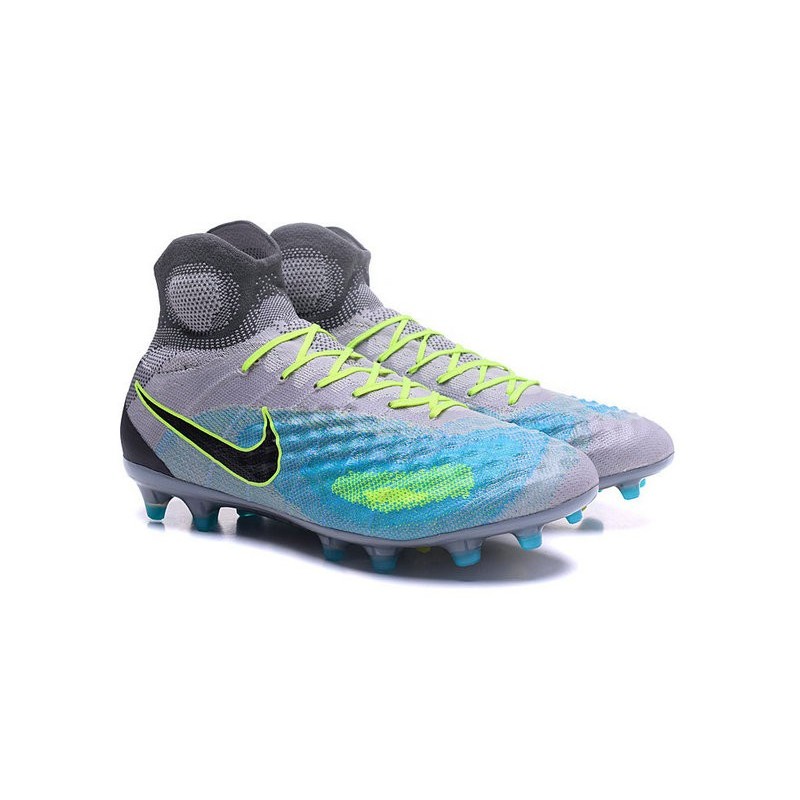 Nouvelles - Chaussures Foot Nike Magista Obra II FG Platine Noir Vert