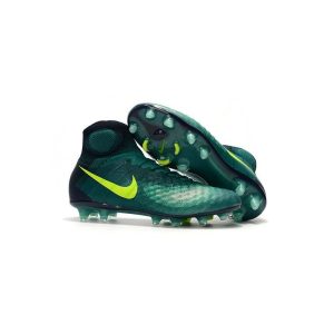 Nouvelles - Chaussures Foot Nike Magista Obra II FG Turquoise Rio Volt Obsidienne Jade