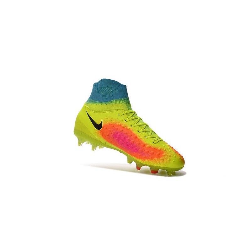 Nouvelles - Chaussures Foot Nike Magista Obra II FG Volt Noir Orange