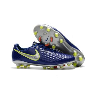 Nouvelles Nike - Crampons Nike Magista Opus II FG Bleu Volt Argent