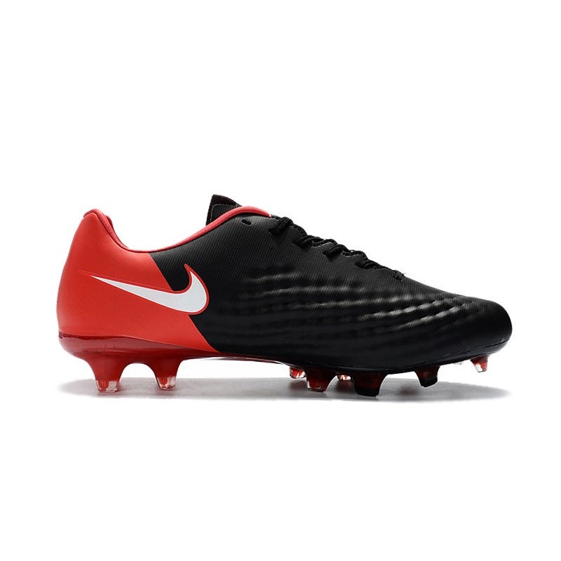 Nouvelles Nike - Crampons Nike Magista Opus II FG Noir Rouge Blanc