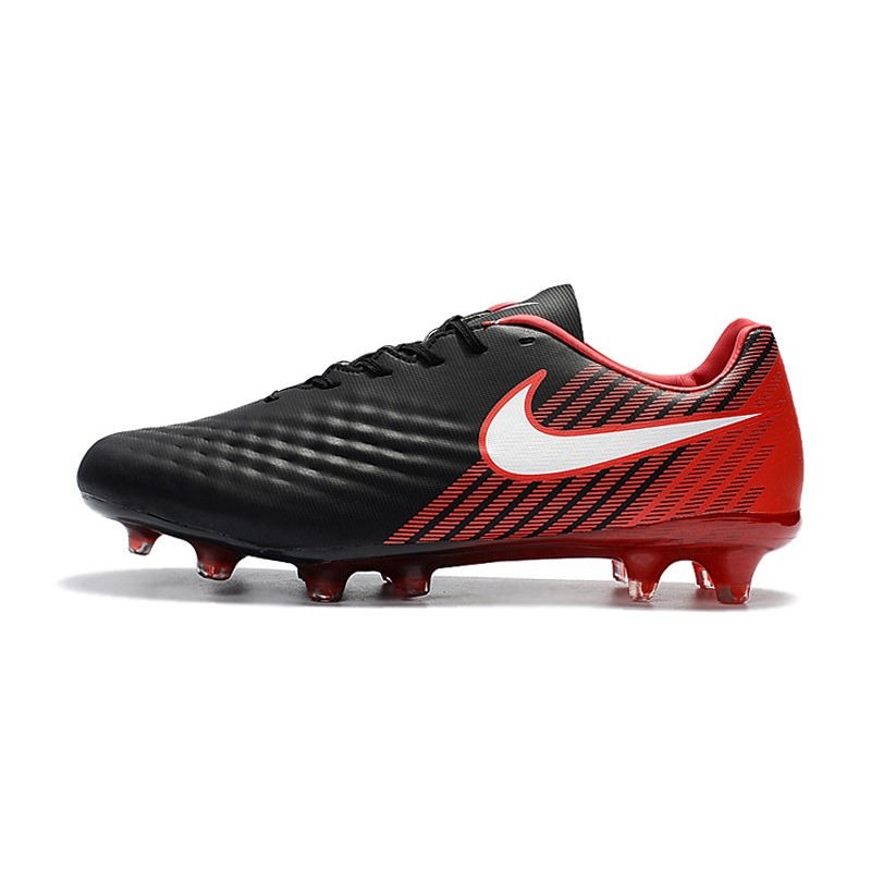 Nouvelles Nike - Crampons Nike Magista Opus II FG Noir Rouge Blanc
