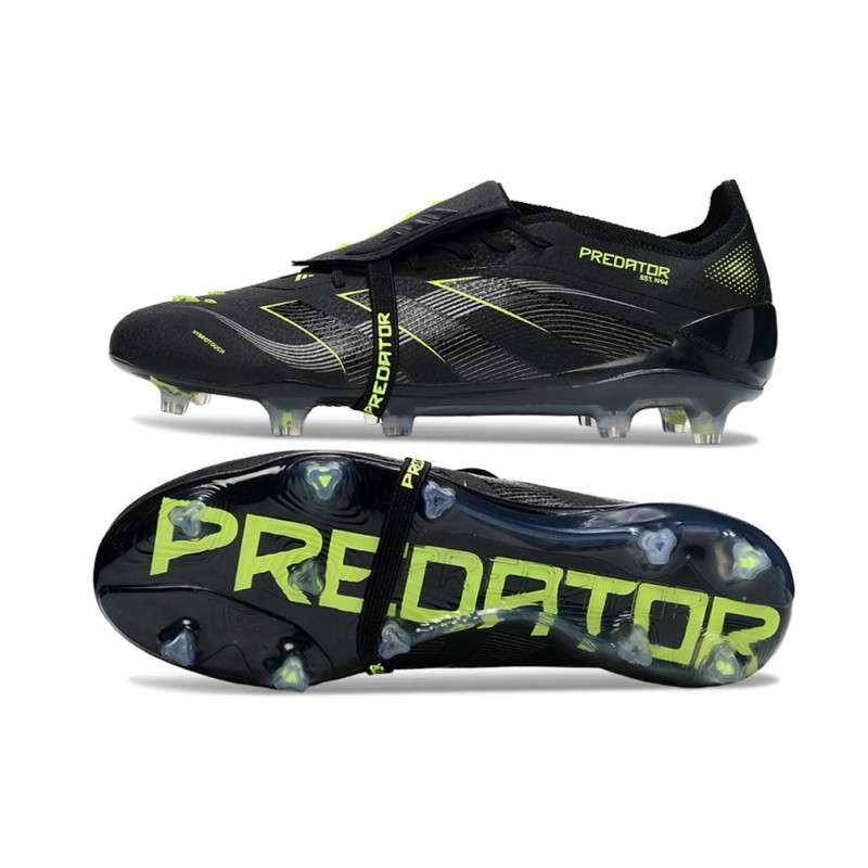 adidas Predator FT 25 Elite FG Core Noir Carbone Citron Lucide