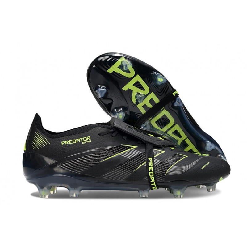adidas Predator FT 25 Elite FG Core Noir Carbone Citron Lucide