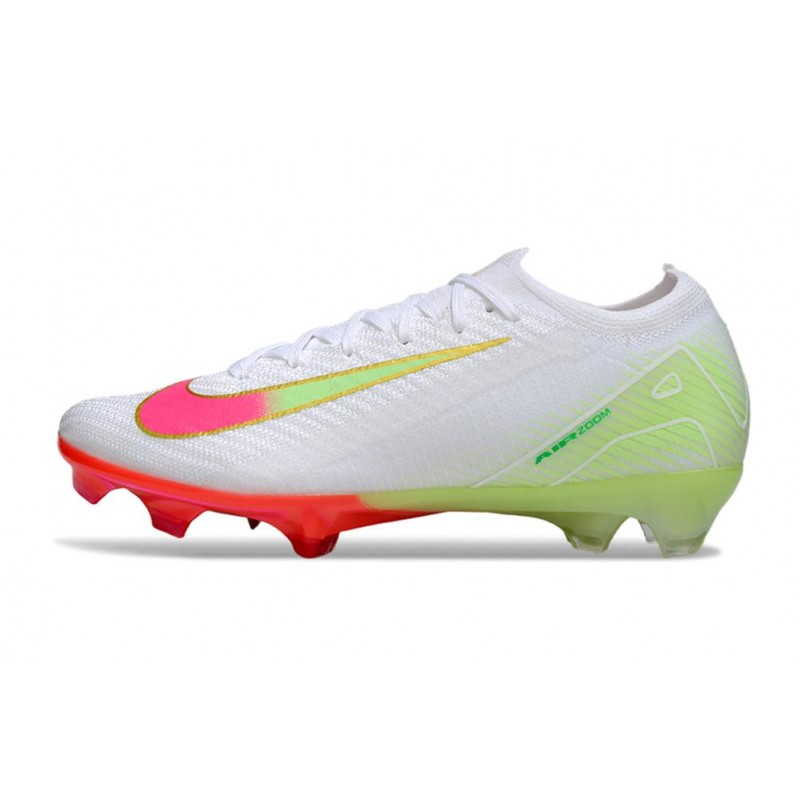 Crampons de football Nike Mercurial Vapor 16 Elite FG Blanc Rouge Vert