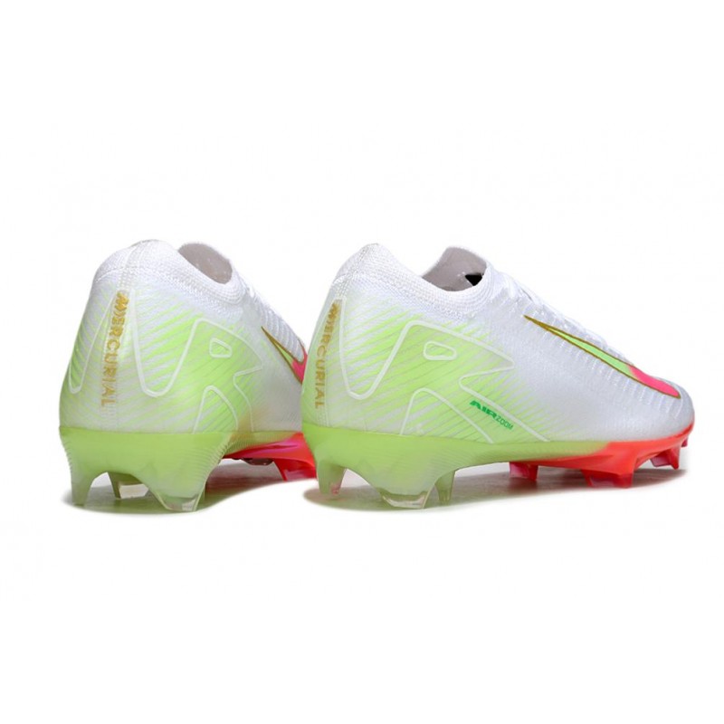 Crampons de football Nike Mercurial Vapor 16 Elite FG Blanc Rouge Vert