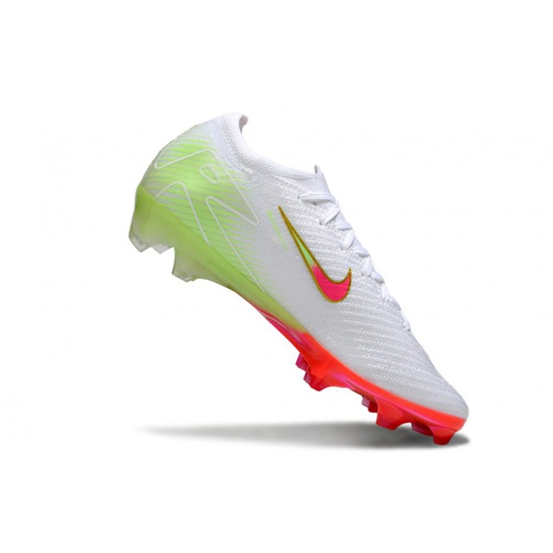 Crampons de football Nike Mercurial Vapor 16 Elite FG Blanc Rouge Vert