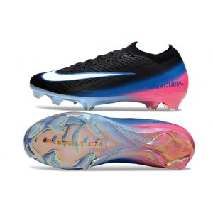 Crampons de football Nike Mercurial Vapor 16 Elite FG Noir Blanc Rose Bleu