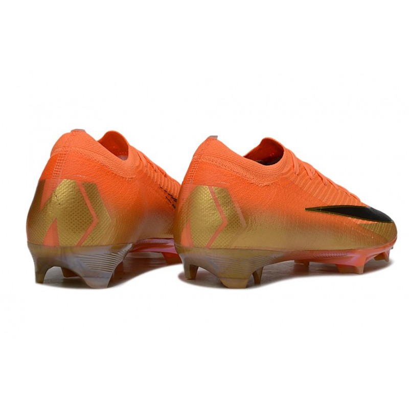 Crampons de football Nike Mercurial Vapor 16 Elite FG Orange Noir Or