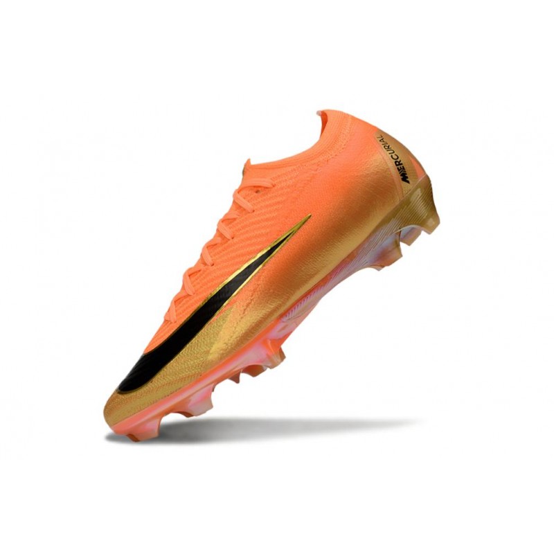 Crampons de football Nike Mercurial Vapor 16 Elite FG Orange Noir Or