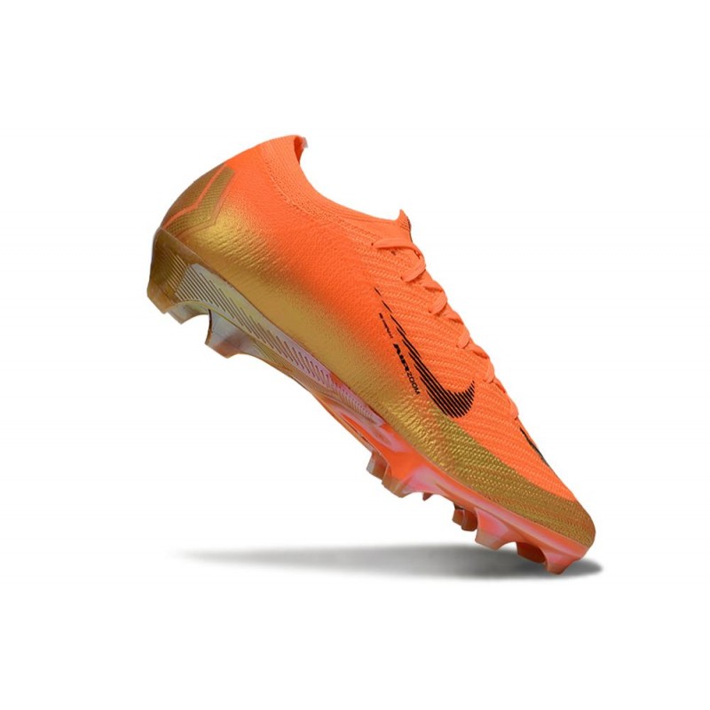 Crampons de football Nike Mercurial Vapor 16 Elite FG Orange Noir Or