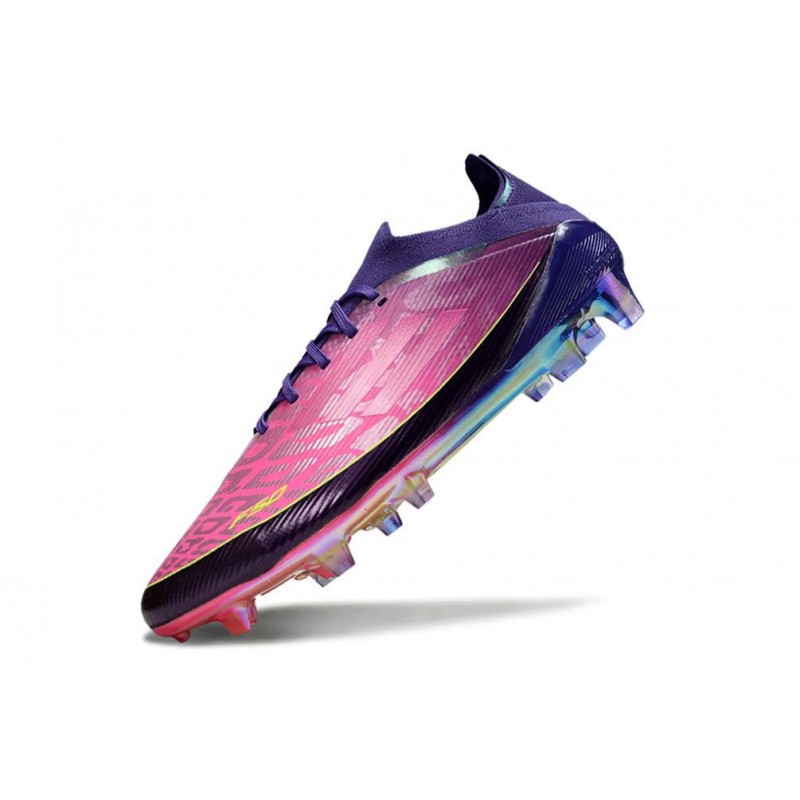 Chaussure Adidas F50 Elite FG Lamine Yamal Violet Unity Blanc Ftwr Citron Lucide – Image 6