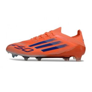 Chaussure Adidas F50 Elite FG Orange Bleu