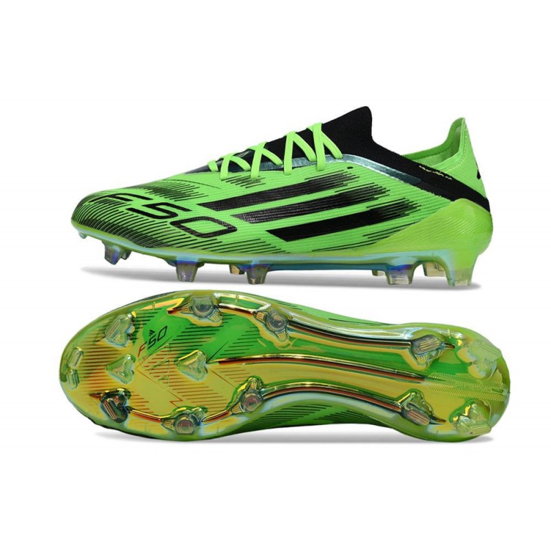 Chaussure Adidas F50 Elite FG Vert Noir – Image 2