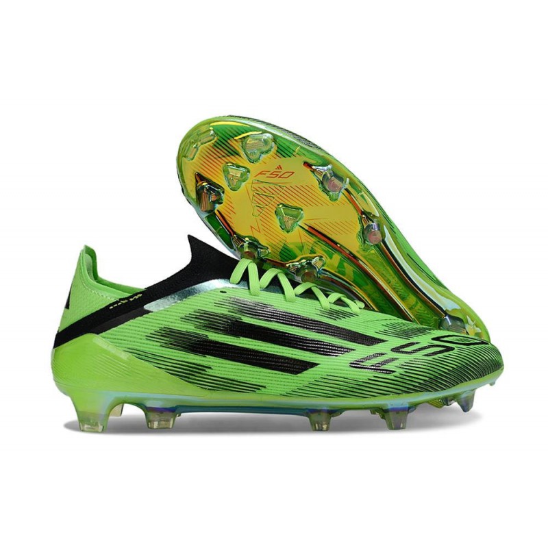 Chaussure Adidas F50 Elite FG Vert Noir – Image 3