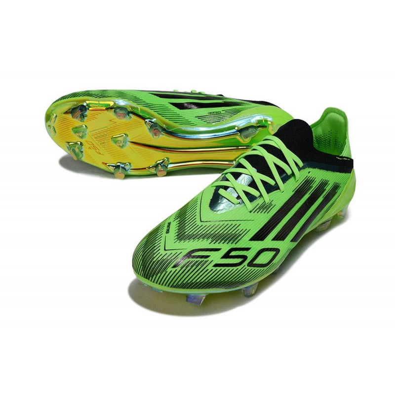 Chaussure Adidas F50 Elite FG Vert Noir – Image 5