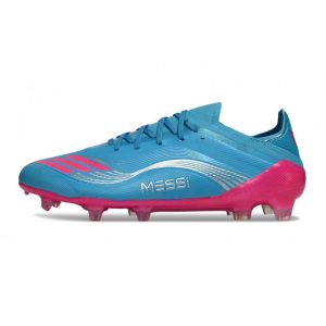 Chaussure Adidas F50 Elite FG X MESSI Aqua Flash Rose Lucide Cyan Lucide