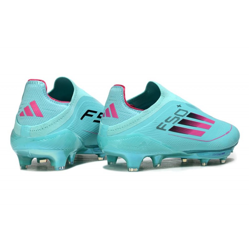 Chaussures Adidas F50+ Laceless FG Bleu – Image 4