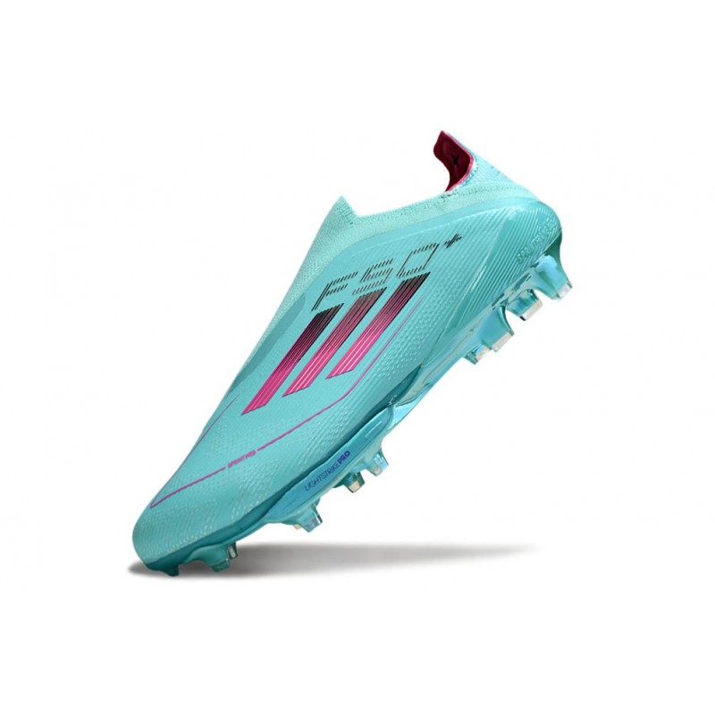 Chaussures Adidas F50+ Laceless FG Bleu – Image 6