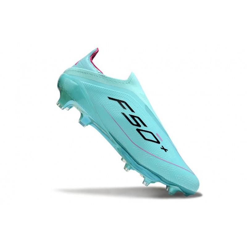 Chaussures Adidas F50+ Laceless FG Bleu – Image 7