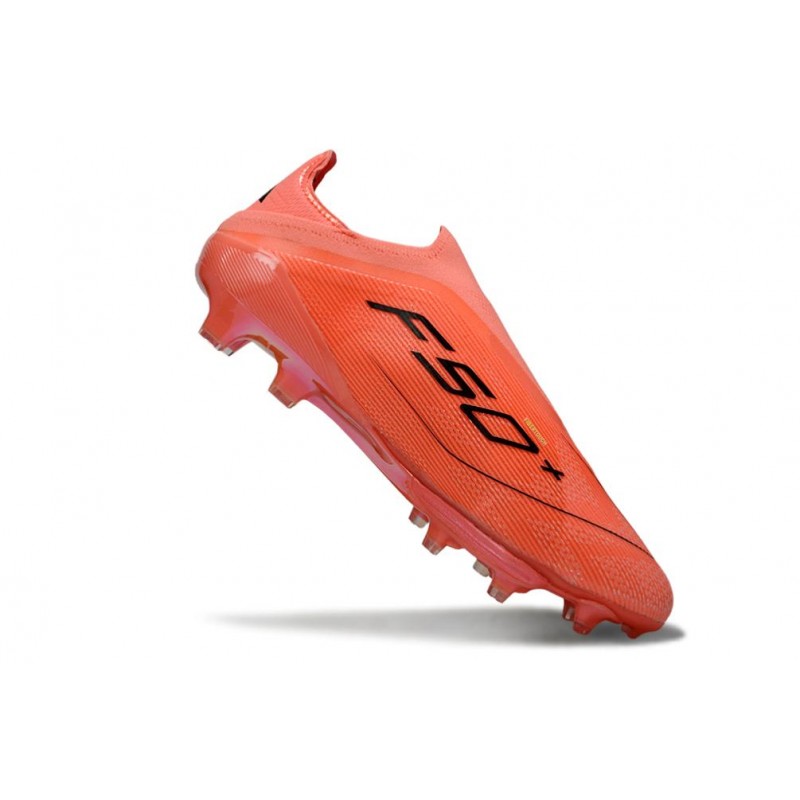 Chaussures Adidas F50+ Laceless FG Rouge Jaune – Image 7