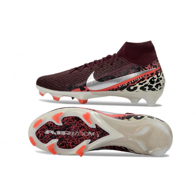 Chaussure de Foot Nike Mercurial Superfly X Elite FG Roux Argent – Image 2