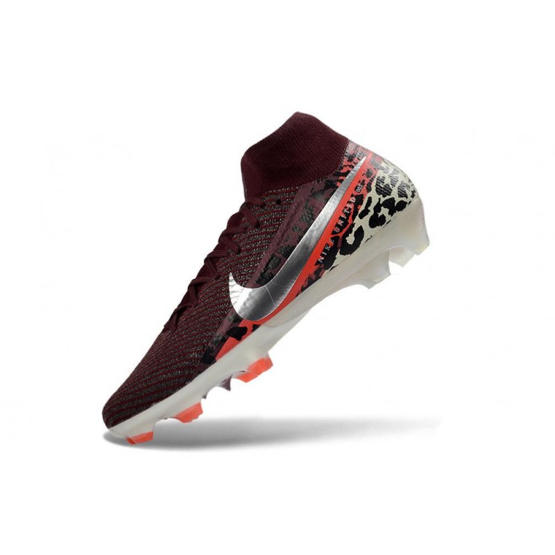 Chaussure de Foot Nike Mercurial Superfly X Elite FG Roux Argent – Image 6