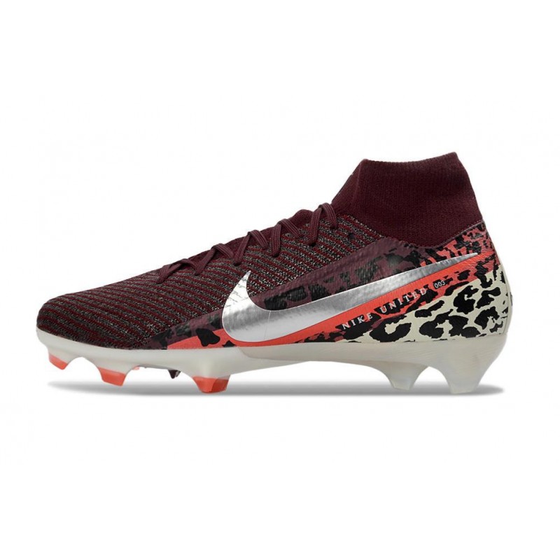 Chaussure de Foot Nike Mercurial Superfly X Elite FG Roux Argent