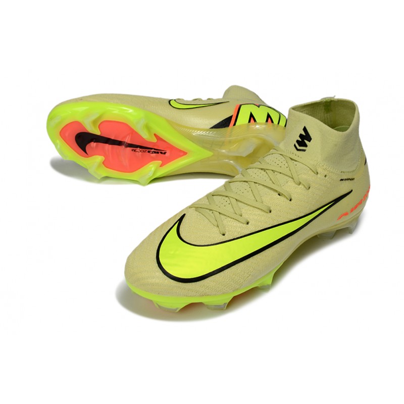 Chaussure Nike Air Zoom Mercurial Superfly 10 Elite FG Limelight Volt Hyper Cramoisi – Image 5