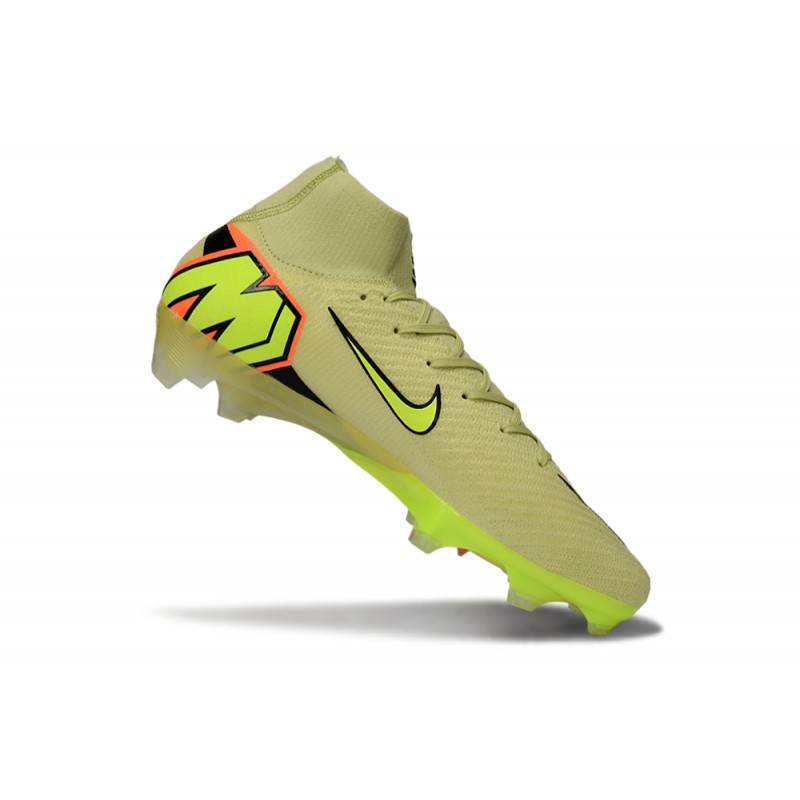 Chaussure Nike Air Zoom Mercurial Superfly 10 Elite FG Limelight Volt Hyper Cramoisi – Image 7