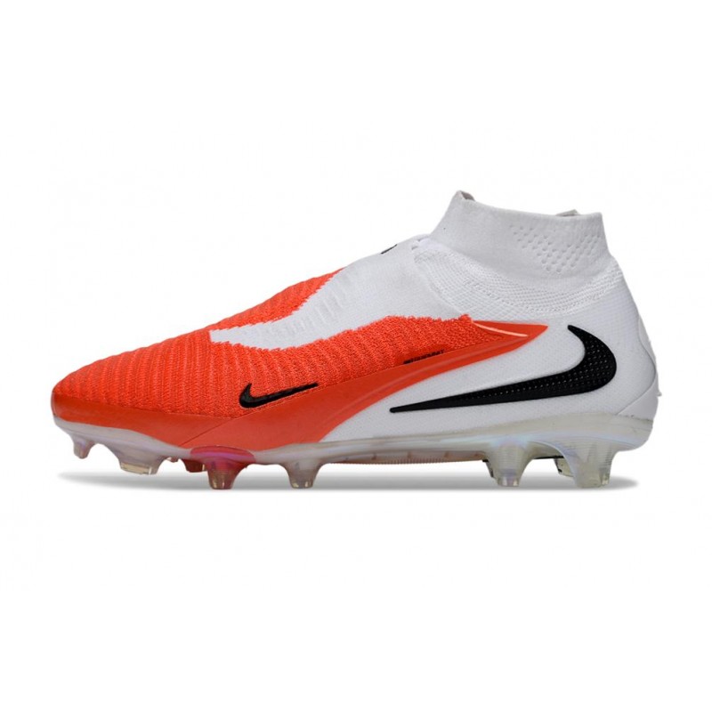 Chaussures Nike Phantom 6 Elite FG Rouge Blanc Noir – Image 2