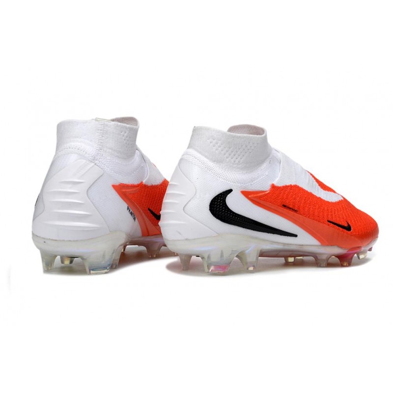 Chaussures Nike Phantom 6 Elite FG Rouge Blanc Noir – Image 4