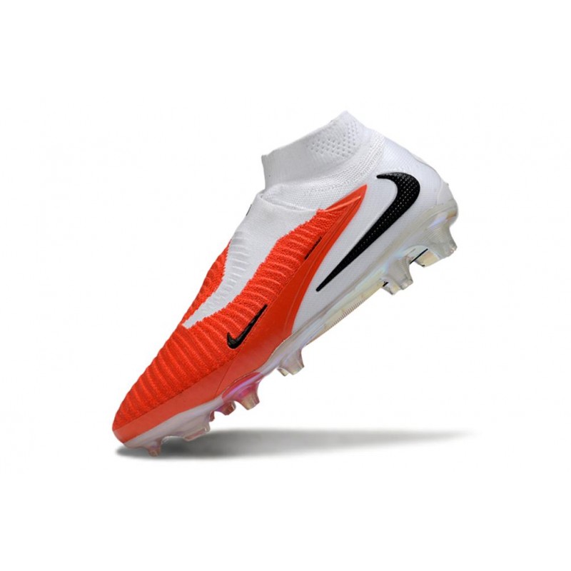 Chaussures Nike Phantom 6 Elite FG Rouge Blanc Noir – Image 6