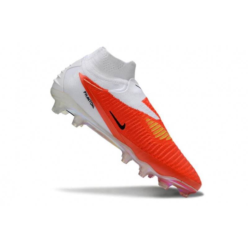 Chaussures Nike Phantom 6 Elite FG Rouge Blanc Noir – Image 7
