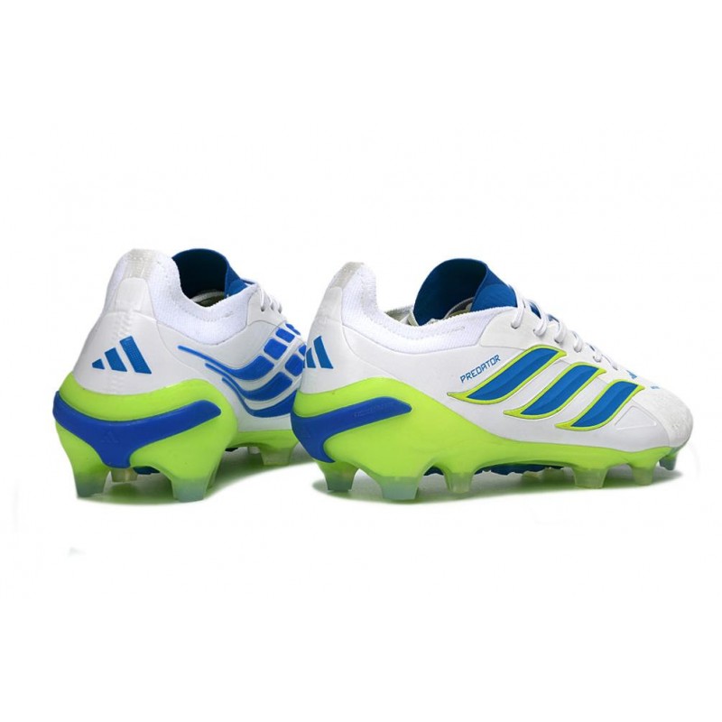 Chaussures de foot adidas Predator 26 Elite FG Blanc Bleu – Image 4