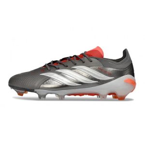 Chaussures de foot adidas Predator 26 Elite FG Fer Mét. Blanc Ftwr Rouge Lucide