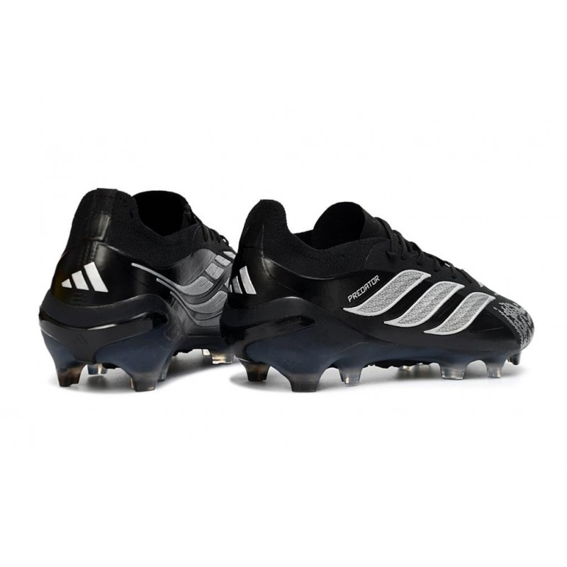 Chaussures de foot adidas Predator 26 Elite FG Noir Blanc – Image 4