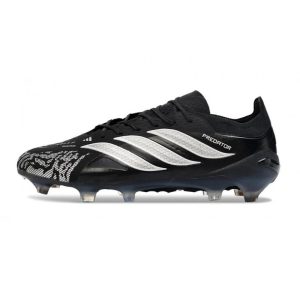 Chaussures de foot adidas Predator 26 Elite FG Noir Blanc