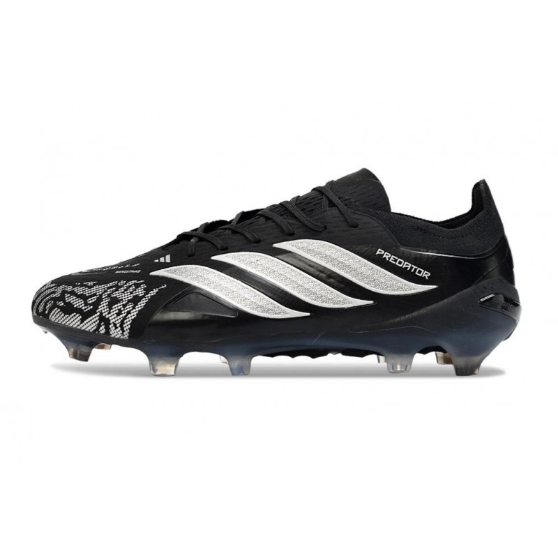 Chaussures de foot adidas Predator 26 Elite FG Noir Blanc