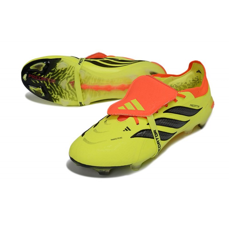 Chaussures de foot adidas Predator 26 Elite Foldover Tongue FG Jaune – Image 5