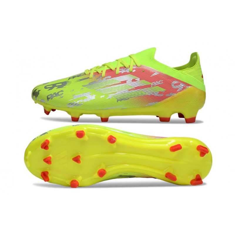Chaussure Adidas F50 Elite FG Jaune Rouge – Image 2